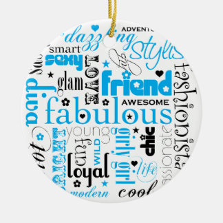 Fabulous Synonym BFF-Ornament Keramisch Ornament