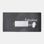 Fabulous Teacher Chalkboard Class Decoration Bureaumat (Keyboard & Muis)