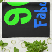 Fabulous Tropical Birthday Theedoek (Gevouwen)