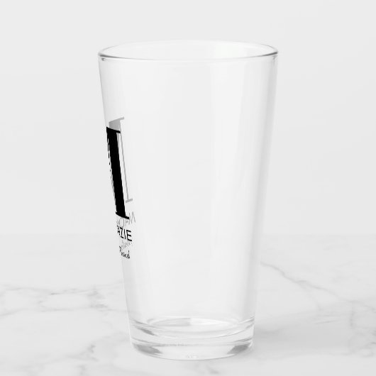 Fabulous Vriend Monogram Naam Glas (Links)