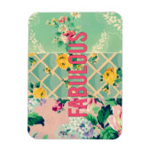 Fabulous wallpaper collage magneet (Verticaal)