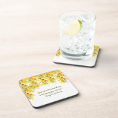 Fabulous Yellow Roses Bier Onderzetter (Rechterzijde)