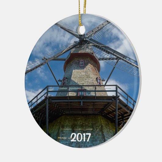 Fabyan Windmill et Fox River ornement recto verso (Gauche)