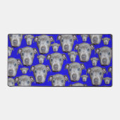 Façades de Chiot Bleu, Tapis De Bureau (Recto)