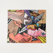 Face à la tapisserie du cubisme (Devant (Horizontal))