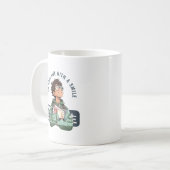 Face à la vie avec un sourire | 11# Mug classique (Devant gauche)