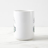 Face à la vie avec un sourire | Mug classique 15# (Centre)