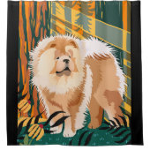 FACE AU rideau de douche SUN Chow (Devant)