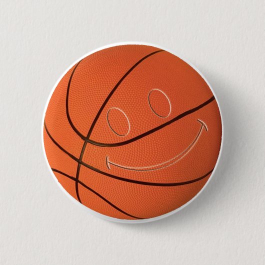 FACE BASKETBALL RONDE BUTTON 5,7 CM (Voorkant)
