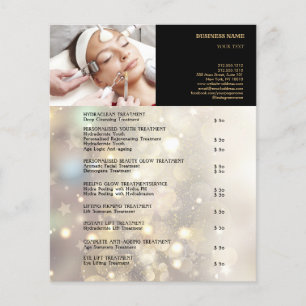FACE-BEHANDELING Beauty Salon 4,5 x 5,6 inch Flyer