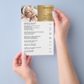 FACE-BEHANDELING Beauty Salon flyer (Hand)