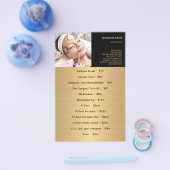FACE-BEHANDELING Beauty Salon flyer (Enkel)