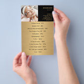 FACE-BEHANDELING Beauty Salon flyer (Hand)