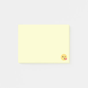 Face Bgloing a Kiss Emoji Post-it® Notes
