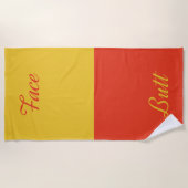 Face Butt Strandlaken (Voorkant)