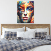 Face Canvas Afdruk (Insitu (Slaapkamer))