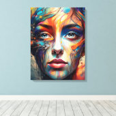 Face Canvas Afdruk (Insitu (Houten vloer))