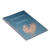 Face Cloud 3 Memorial Herdenking GuestBook Notitieboek (Rechterzijde)