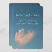 Face Cloud 3 - Uitnodiging tot kennisgeving van be (Voorkant / Achterkant)