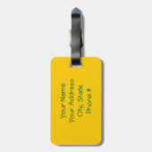 Face Daisy Bagagelabel (Achterkant verticaal)