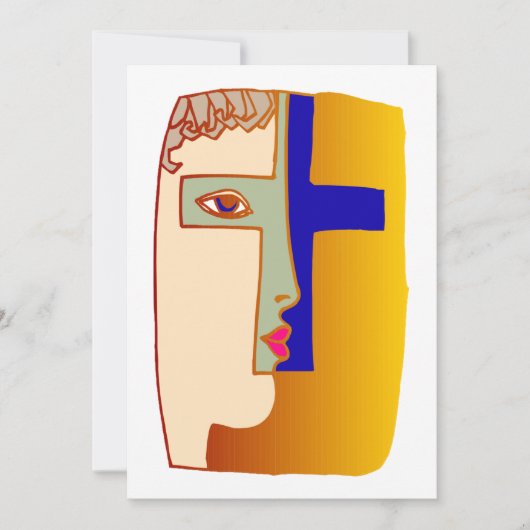 Face Dans Une Invitation Transversale (Devant)