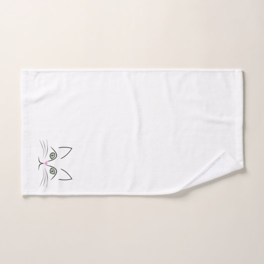 Face de chat (Serviette à main)