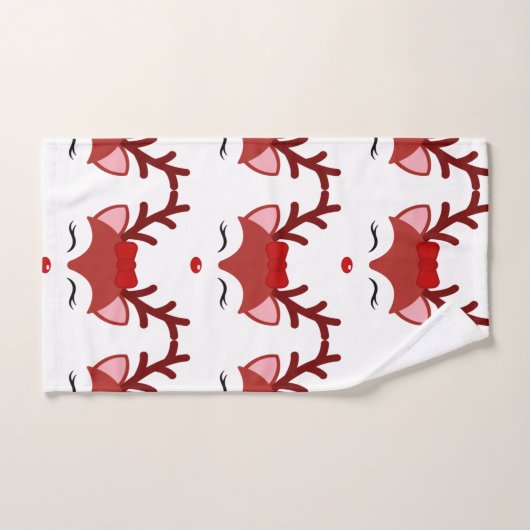 Face de Christmas (Serviette à main)