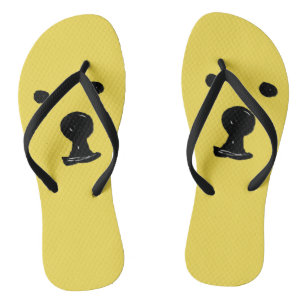 Face d'ours mignonne Flops à tongs minimalistes