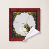 Face du papillon - Monarque de fermeture (Gant de toilette)