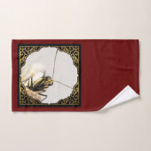 Face du papillon - Monarque de fermeture (Serviette à main)