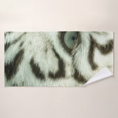 FACE DU TIGRE BLANC (Serviette de bain)