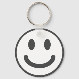 Face/emoji/emoticon/happy face sleutelhanger