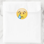 Face Emoji Ronde Sticker (Tas)