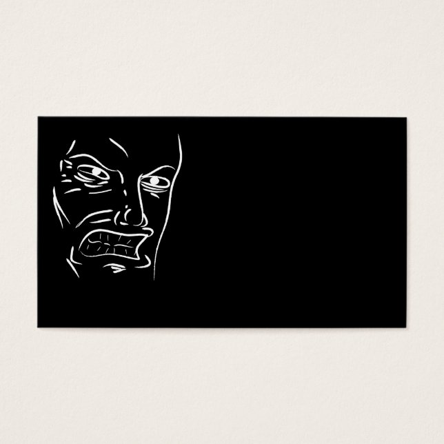 Face en colère (Devant)