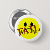 FACE FAIL RONDE BUTTON 5,7 CM (Voorkant /achterkant)