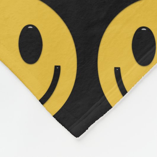 Face Fun fleece deken (Hoek)