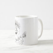 Face grincheuse - Lundi Mug (Devant droit)