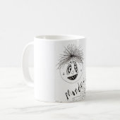 Face grincheuse - Lundi Mug (Devant gauche)