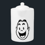 FACE HEUREUSE<br><div class="desc">"HEUREUX VISAGE" SOURIANT HOMME EN NOIR ET BLANC</div>