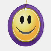 Face Holiday Ornament (Paars) (Links)