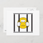 Face in de gevangenis briefkaart (Voorkant / Achterkant)