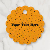 Face in Gold van de grote ojasterren van de Hallow Bedankjes Labels (Achterkant)