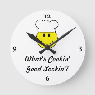 Face Kitchen Clock Flirt Ronde Klok