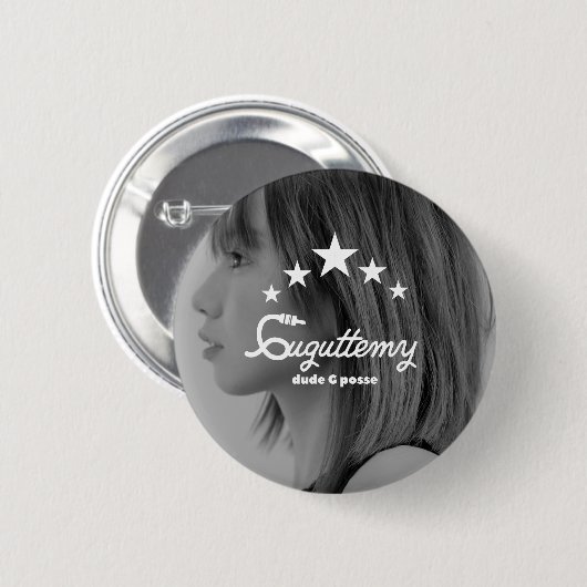Face logo ronde button 5,7 cm (Voorkant /achterkant)