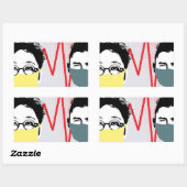 FACE MASK CORONA VIRUS AWARENESS Sticker (Vel)