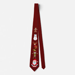 Face Mask Kerstmis Covid Santa Reindeer Stropdas
