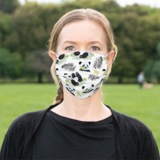 Face mask panda bear stoffen mondmasker