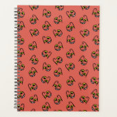 Face monstre d'Halloween sot - orange/gris (Devant)