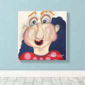 Face murale en toile lunaire (Insitu (Plancher de Bois))