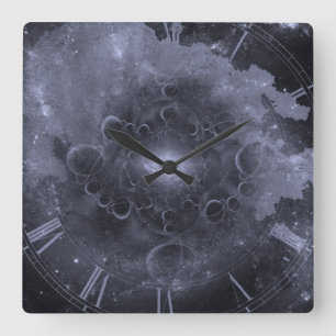 Face oeil et horloge